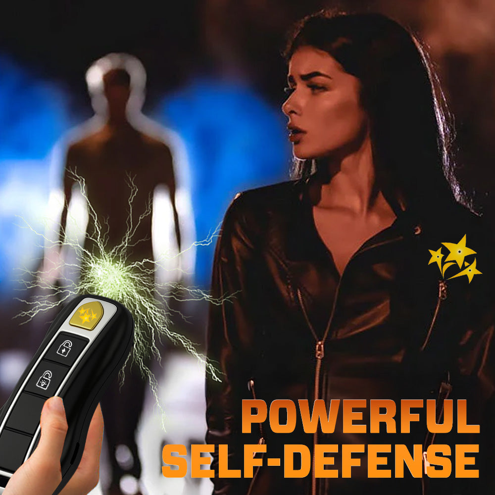 70% OFF ️Hi-Tech Stun Flashlight Car KeyStop Attacks Before They Happen
